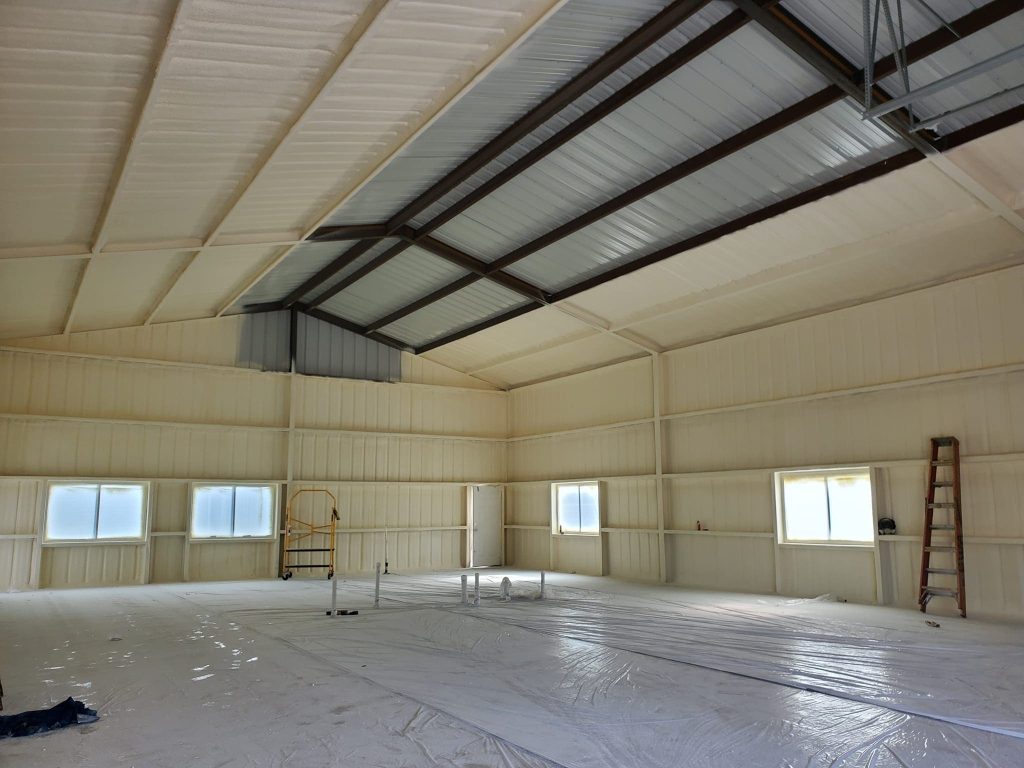 Metal Building Spray Foam Insulation